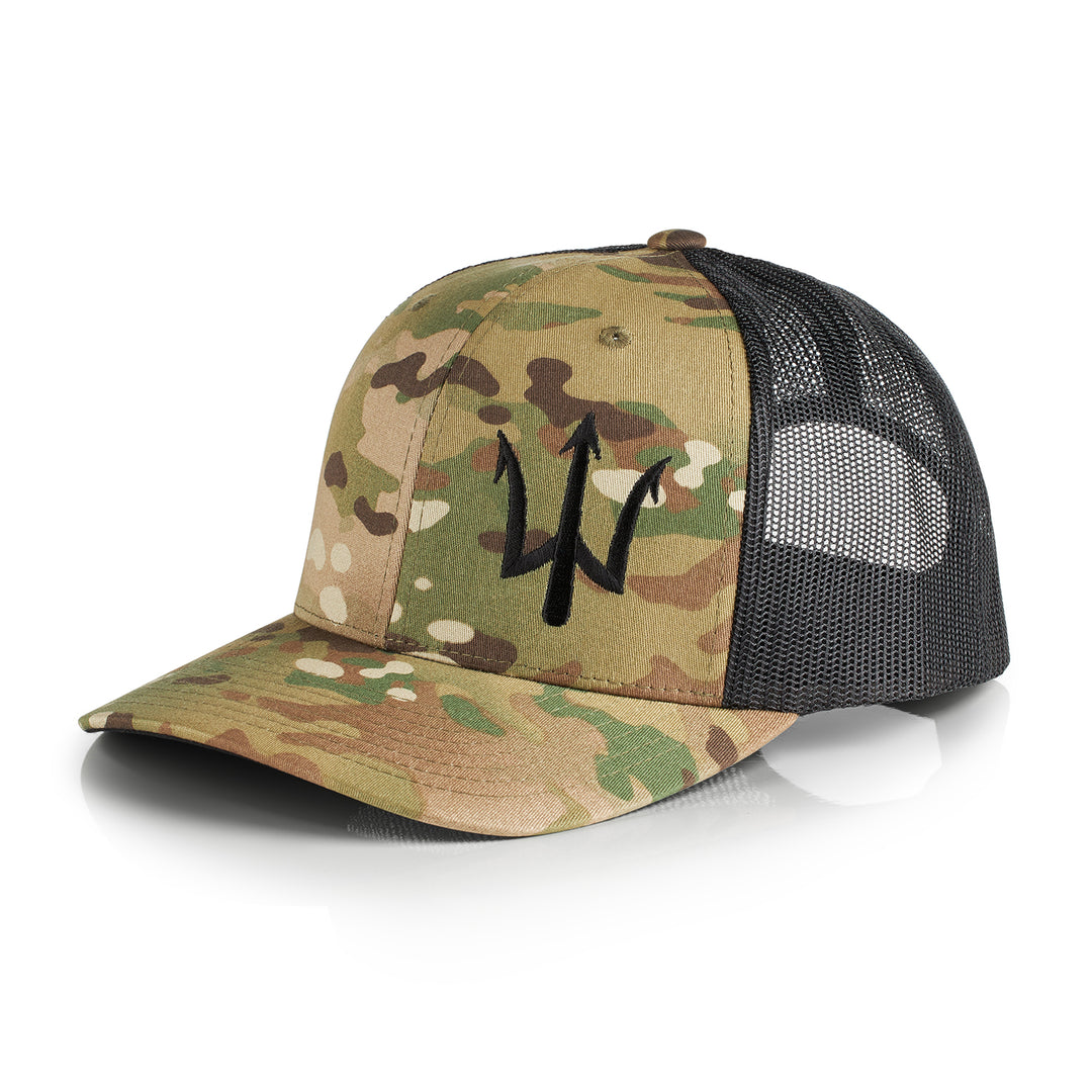 TRIDENT MULTICAM GREEN SNAPBACK TRUCKER – Forged®